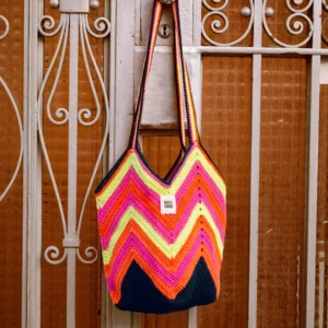 Bolso de Ganchillo Carmela Fiesta - Bajo Pedido - Imagen 1