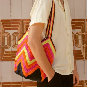 Bolso de Ganchillo Carmela Fiesta - Bajo Pedido - Imagen 5