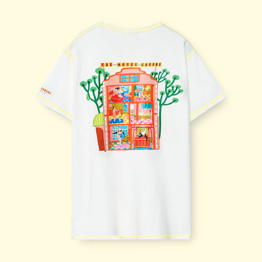 the motel caribe bags t shirts